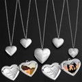 Nuvora Silver Color Love Heart Photo Frame Pendant — Nuvora
