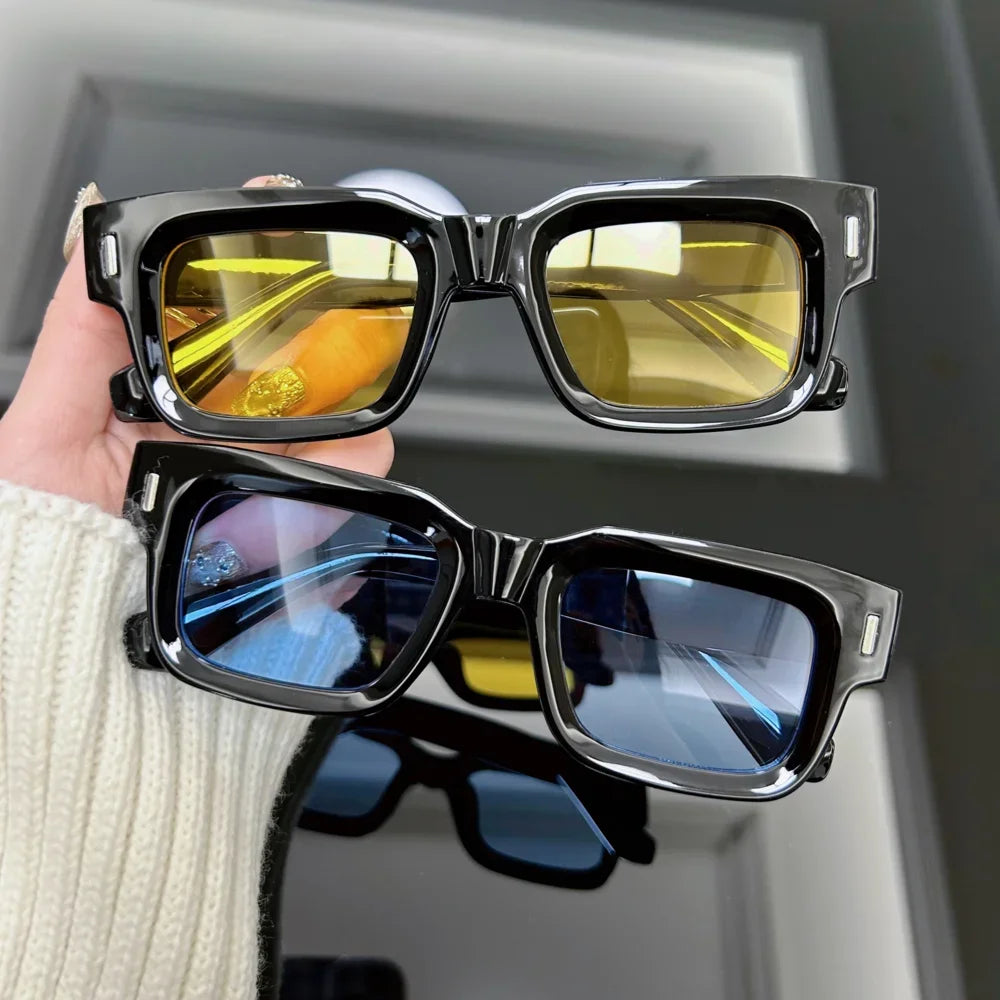 Square Sunglasses Sun Glasses Male — Swuffy