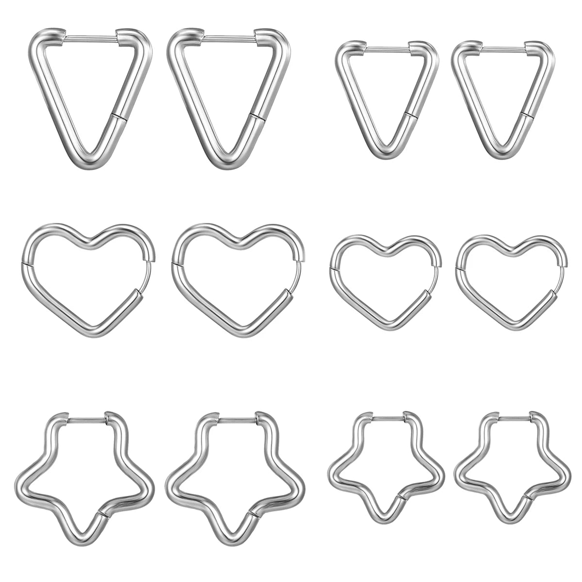 Stainless Steel Stud Earrings — Swuffy
