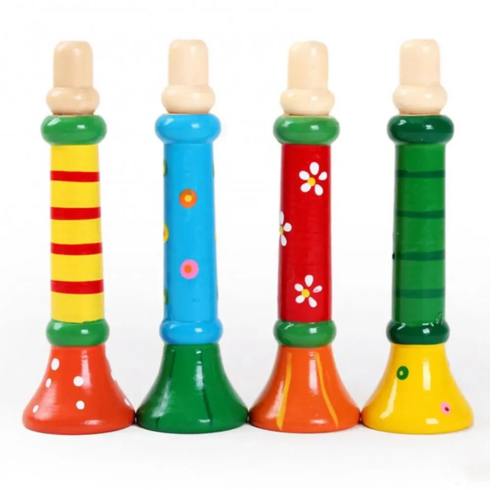 Wooden Trumpet Toy Horn Whistle — Swuffy