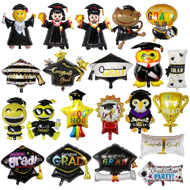 Graduation Party Balloon Owl Helium — Swuffy