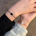 Cat Obsidian Bracelet Couple Lover — Swuffy