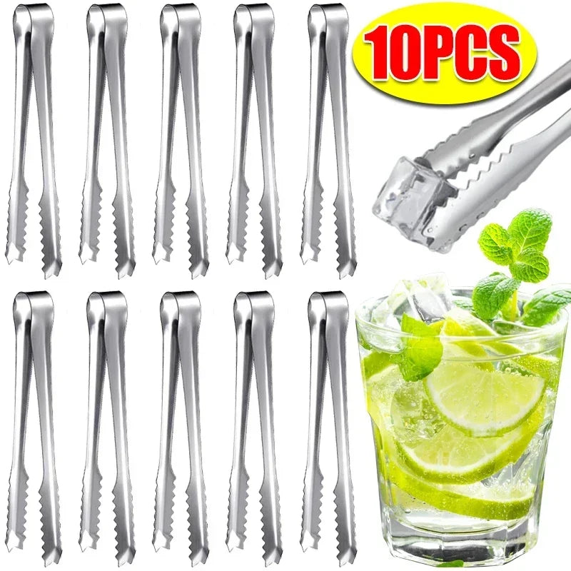 Stainless Steel Ice Tongs Bread — Swuffy