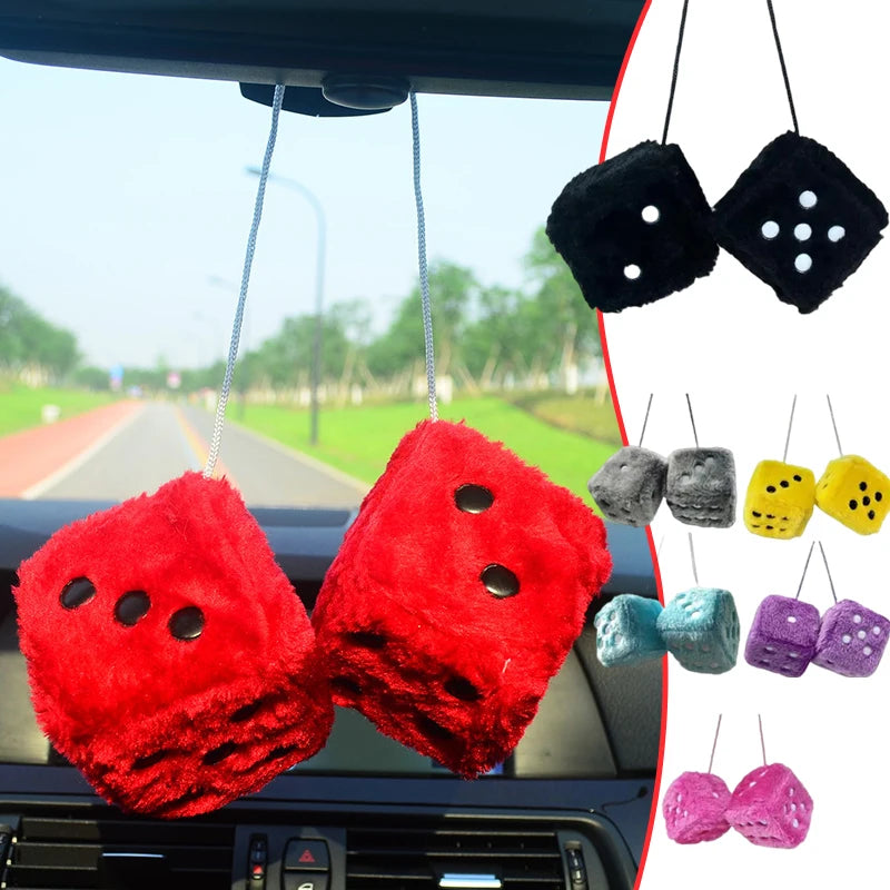 Fashionable Car Mirror Pendants Velvet — Swuffy