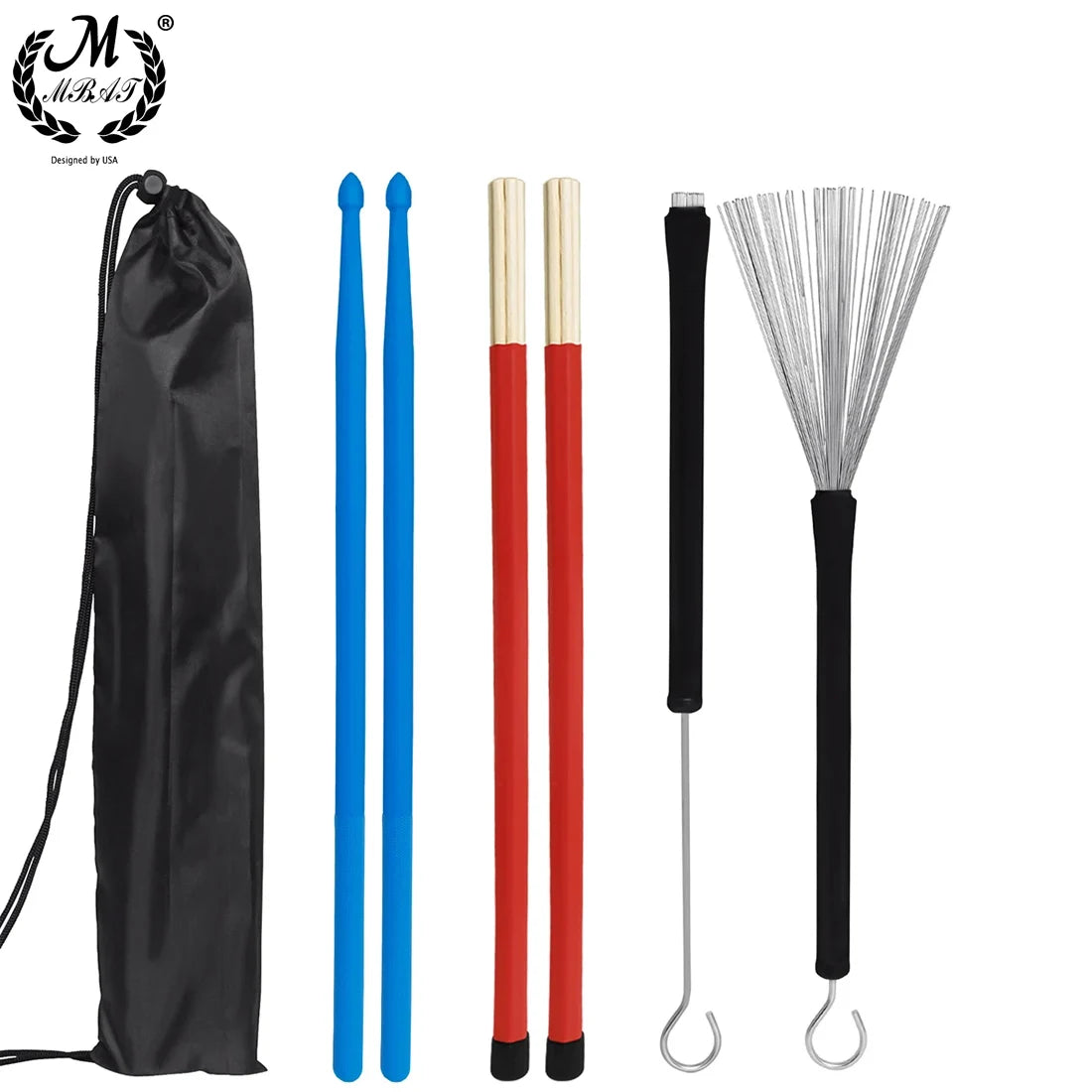 Drum Brushes Sticks Nylon Drum — Swuffy
