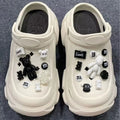 Whole Hole Shoes Charms Black — Swuffy