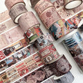 Retro Washi Tapes Scrapbooking Map — Swuffy