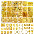 Silver Gold Hair Beads Jewelry — Swuffy