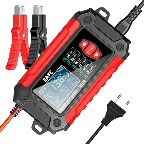 Nuvora 2In1 Smart Car Battery Charger System Tester — Nuvora