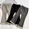Girls Pants Long Trousers Cotton — Swuffy