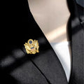 American Gold Cap Badge Pin — Swuffy