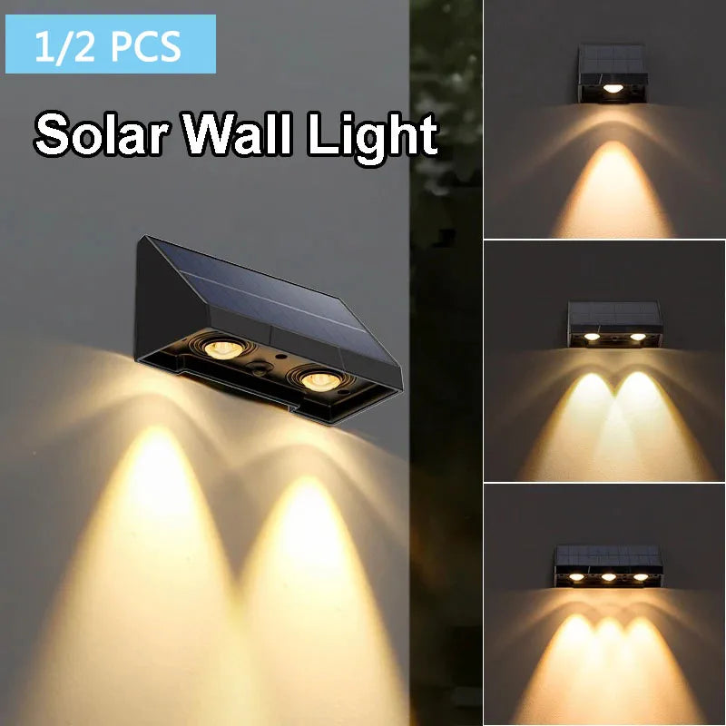 Solar Wall Light Outdoor Illumination — Swuffy