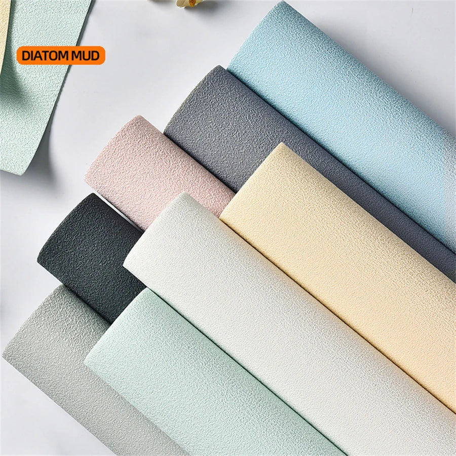 Self Adhesive Panel Linen Wallpaper — Swuffy