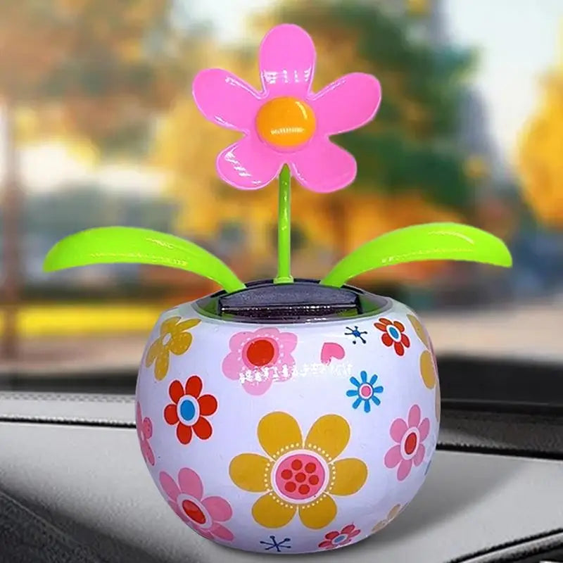 Solar Powered Car Shaking Ornament — Swuffy