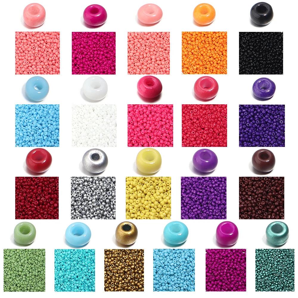 Glass Seed Beads Round Spacer — Swuffy