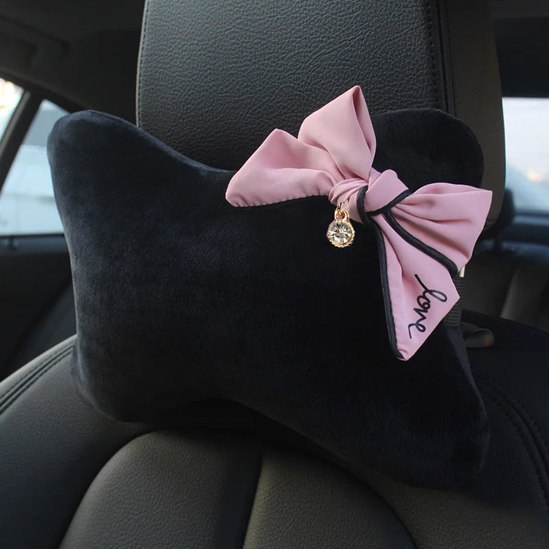 Bowknot Car Seat Headrest Neck — Swuffy