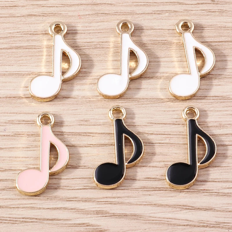 Mm Enamel Musical Note Charms — Swuffy