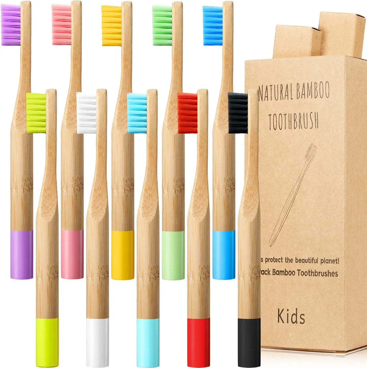 Bamboo Toothbrush Biodegradable Toothbrush Medium — Swuffy