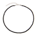 Black Spinel Bead Necklace Small — Swuffy