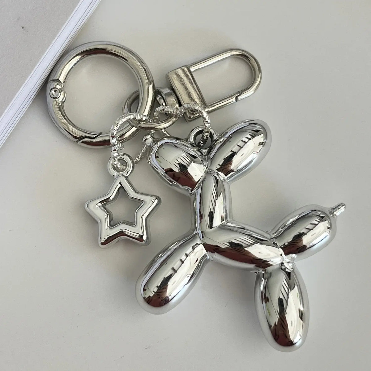 Silver Star Keychain Plastic Balloon — Swuffy