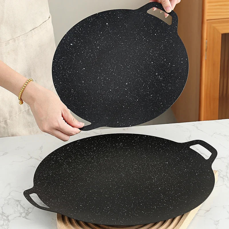 Roasting Round Pans Korean Aluminum — Swuffy