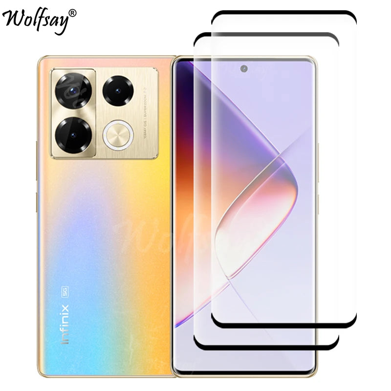 Curved Edge Tempered Glass Infinix — Swuffy