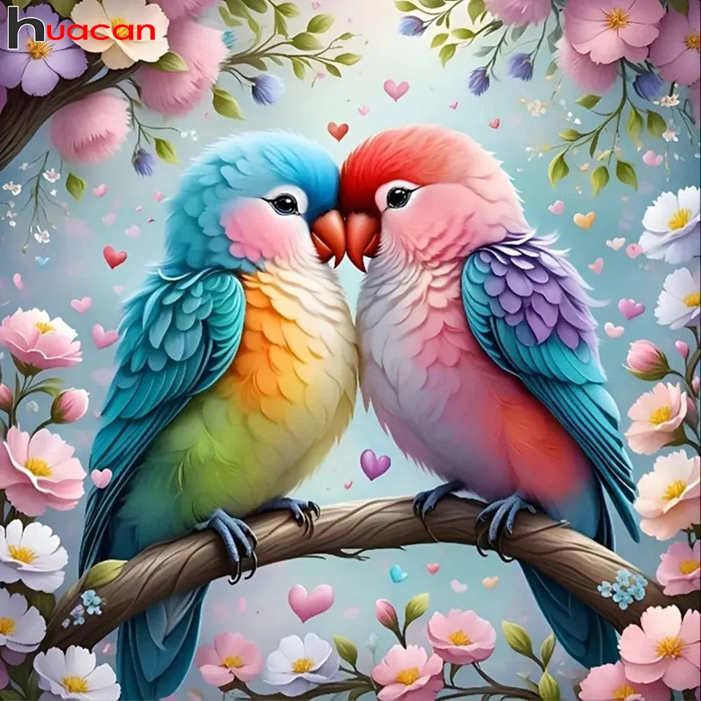 Huacan Animal Diamond Painting Parrot — Swuffy