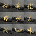Charms Sun Bicycle Moon Stainless — Swuffy