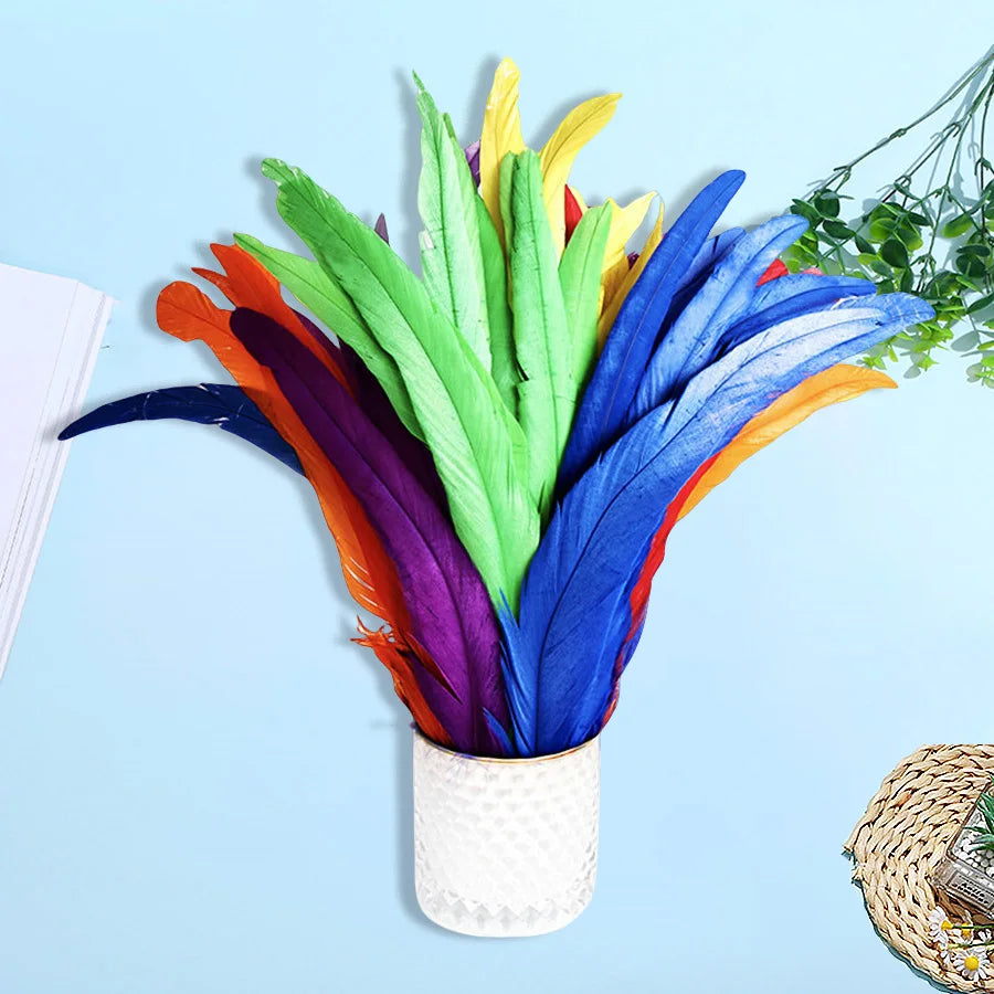 Rooster Feather Crafts Sewing Clothing — Swuffy