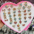 Cartoon Kids Rings Kawaii Children — Swuffy