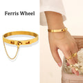 Bangles Bracelets Stainless Steel Gold — Swuffy