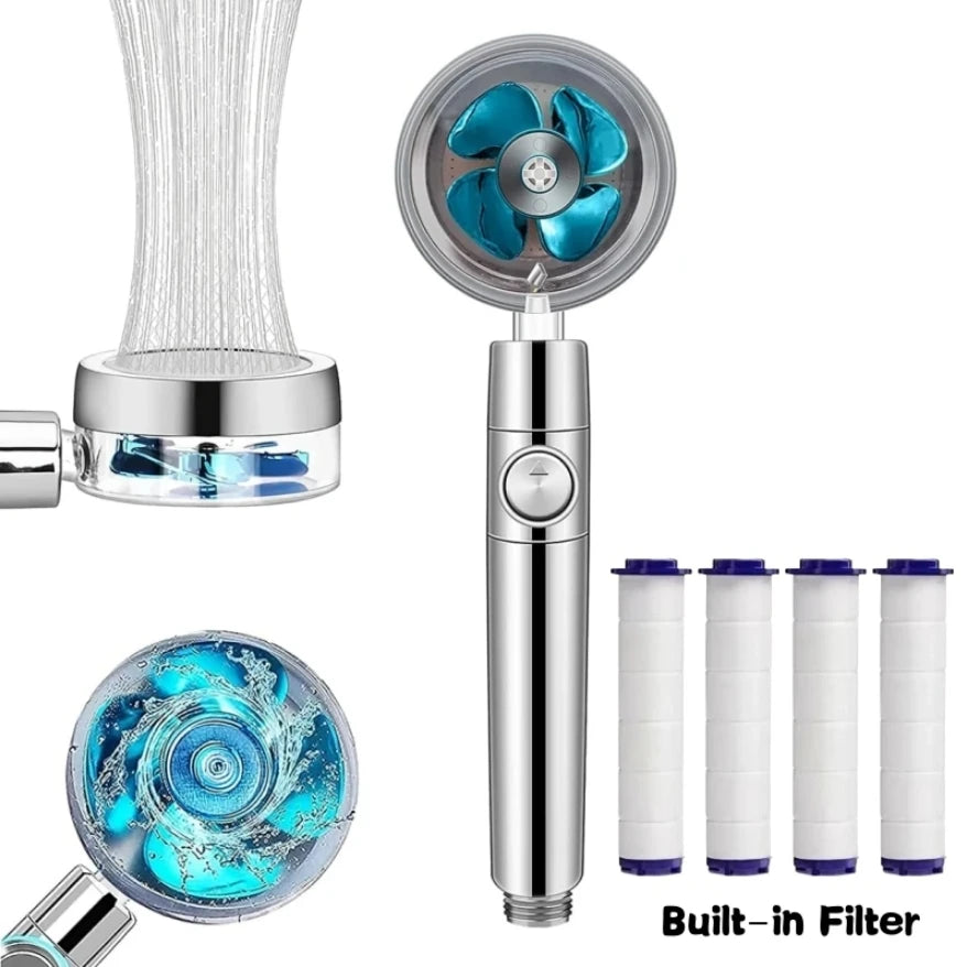 High-Pressure Turbo Shower Head — Swuffy