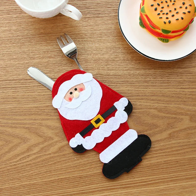 Christmas Cloth Art Knife Fork — Swuffy