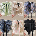 Elegant Large Bow Hair Claw — Swuffy