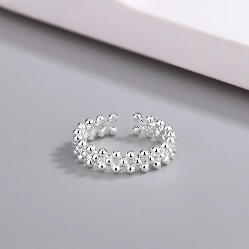 Sterling Silver Bilayer Ball Open — Swuffy