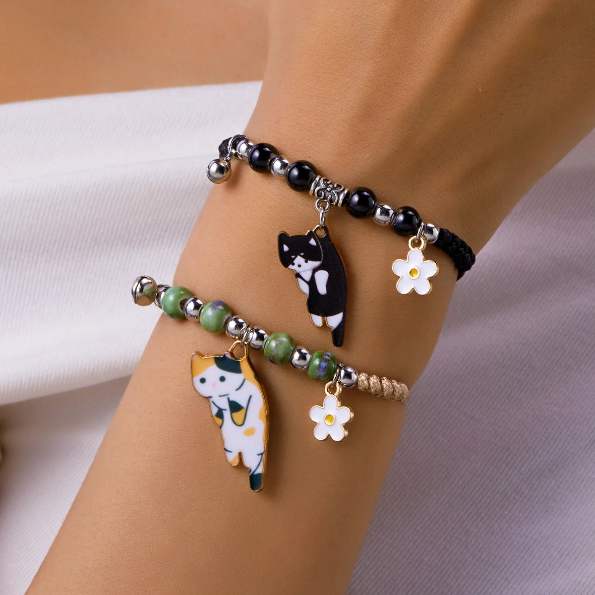 Cartoon Enamel Animal Cat Flower — Swuffy