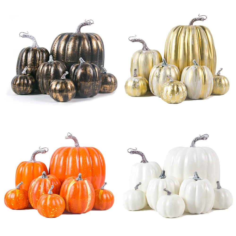 Thanksgiving Artificial Pumpkins Sets Assorted — Swuffy