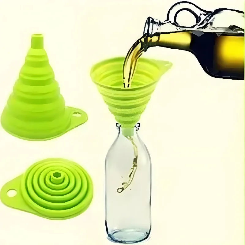 Silicone Gel Foldable Collapsible Funnel — Swuffy
