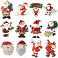 Santa Enamel Brooch — Swuffy