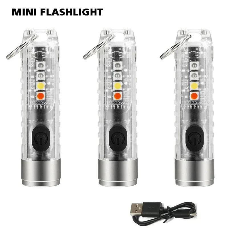 Keychain Flashlight Type Fast Charging — Swuffy