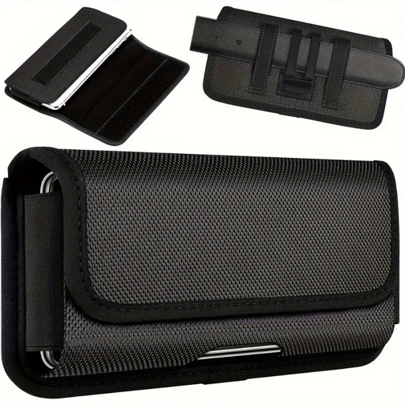 Simple Black Fannypack Mobile Phone — Swuffy