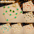Meyrroyu Stainless Steel Flowers Charm — Swuffy