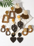 Lifefontier Ethnic Handmade Wooden Heart — Swuffy