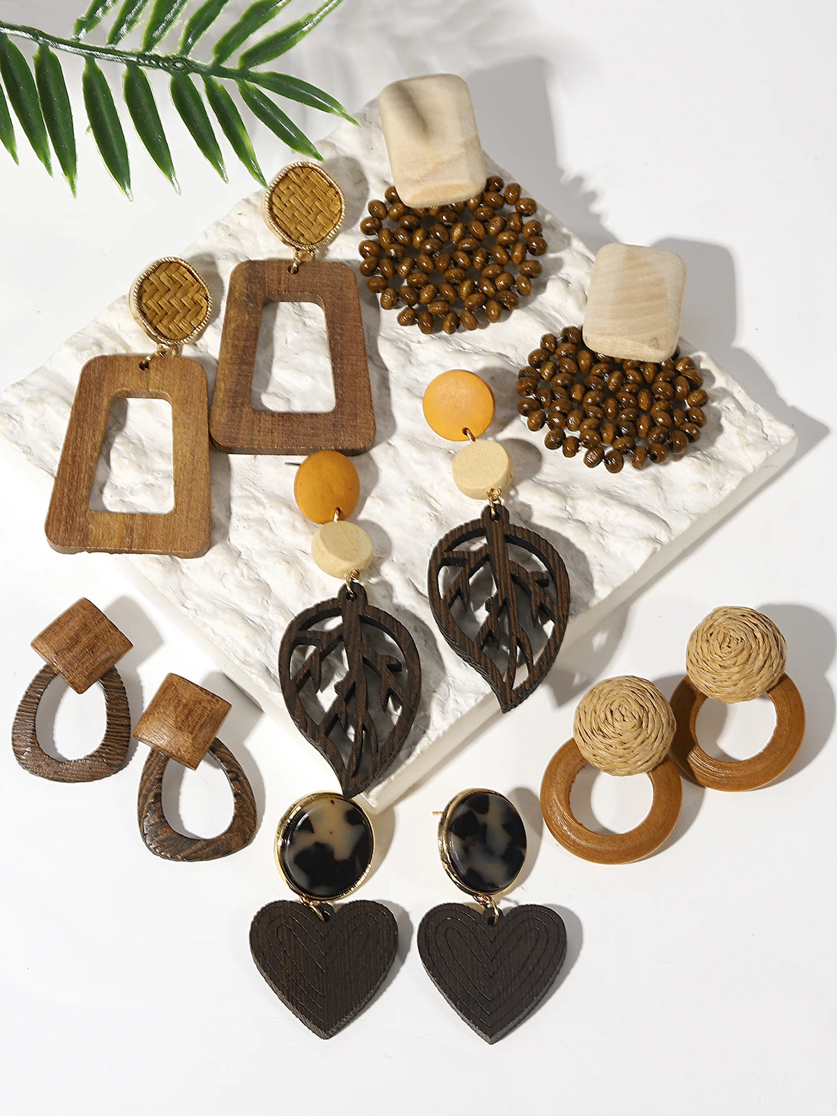 Lifefontier Ethnic Handmade Wooden Heart — Swuffy