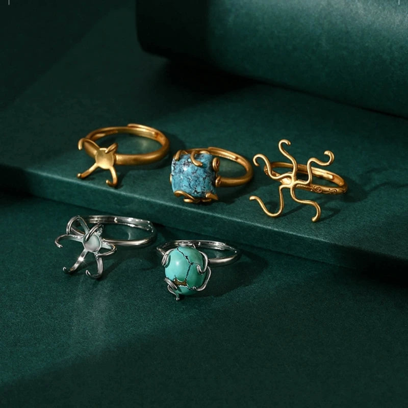 Claw Rings Blank Adjustable Brass — Swuffy