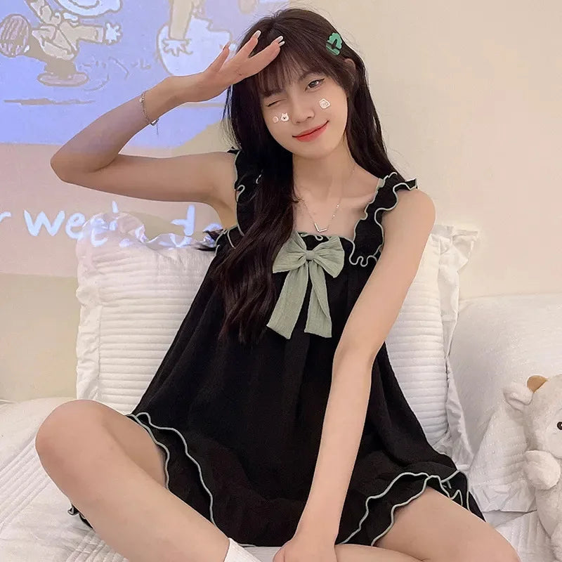 Women's Summer Sleeveless Pajama Set — Swuffy