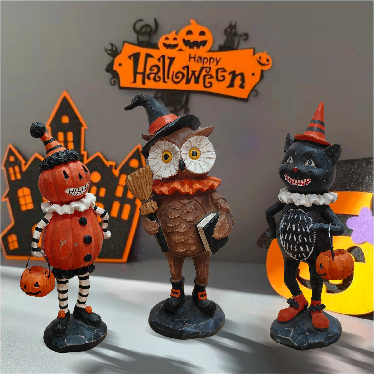 Halloween Pumpkin Puppet Decor — Swuffy