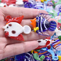Tropical Fish Charms Glass Handmade — Swuffy
