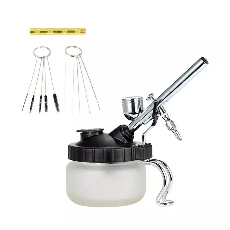 Airbrush Kitchen Cleaning Pot Glass — Swuffy