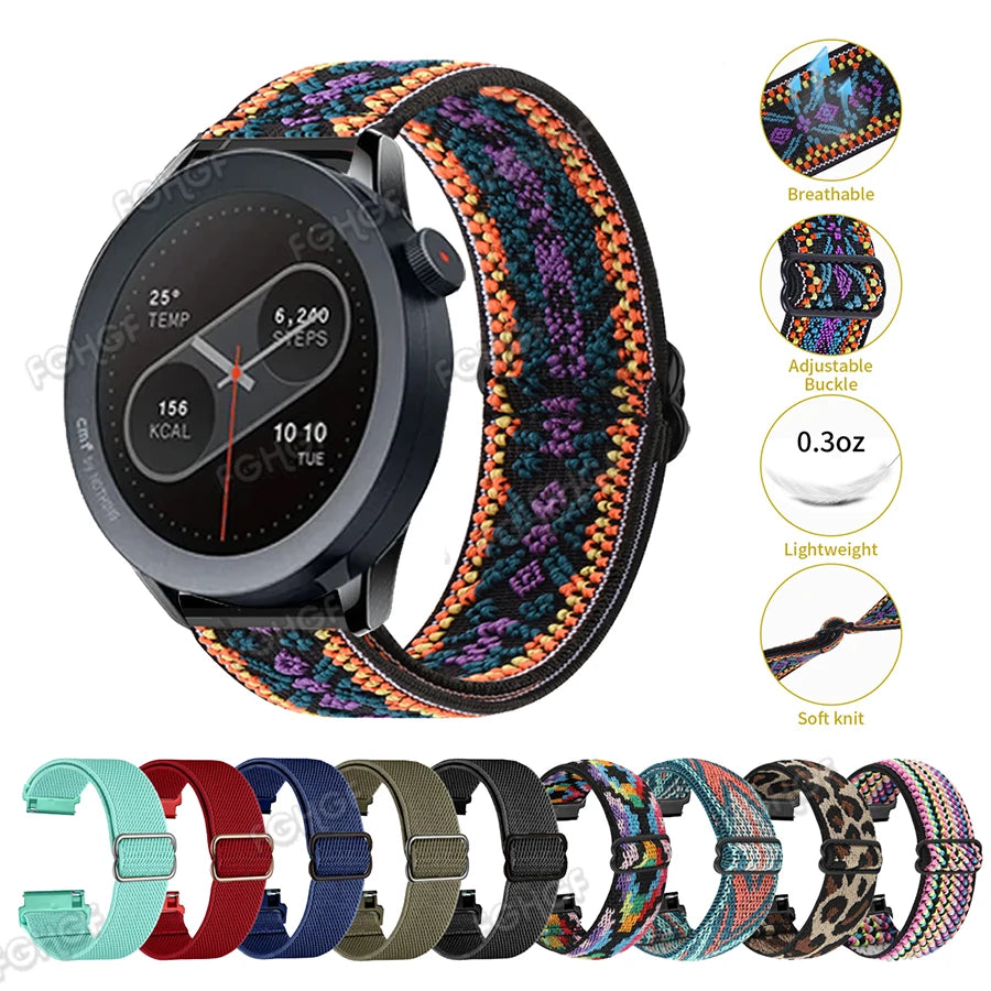 Elastic Nylon Loop Watch Band — Swuffy